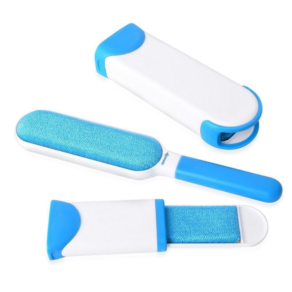 Escova Tira Pelos Pet Fur Removedora Roupa Sofa Kit Com 2