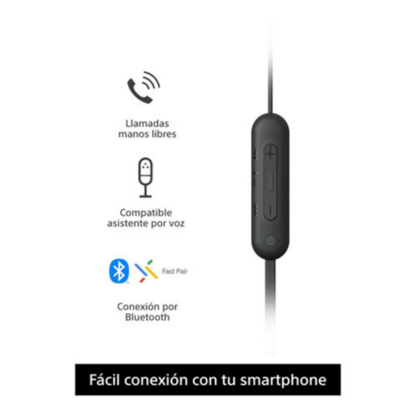 Fone De Ouvido Neckband Sem Fio Sony Wi-c100