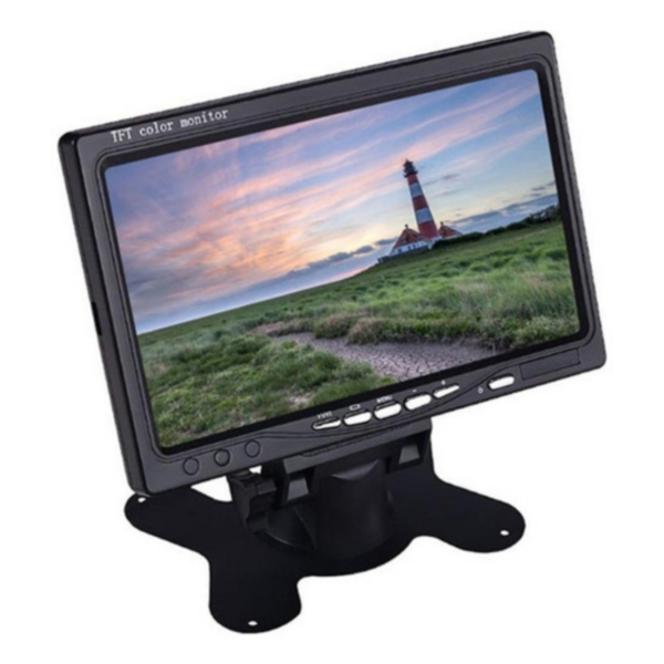 Tela Monitor Digital Lcd 7 Colorida – Hdmi – Vga – Av