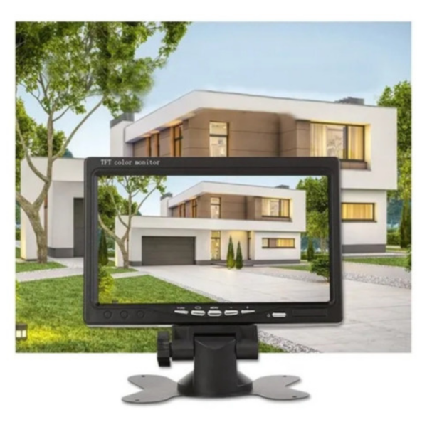 Tela Monitor Digital Lcd 7 Colorida – Hdmi – Vga – Av