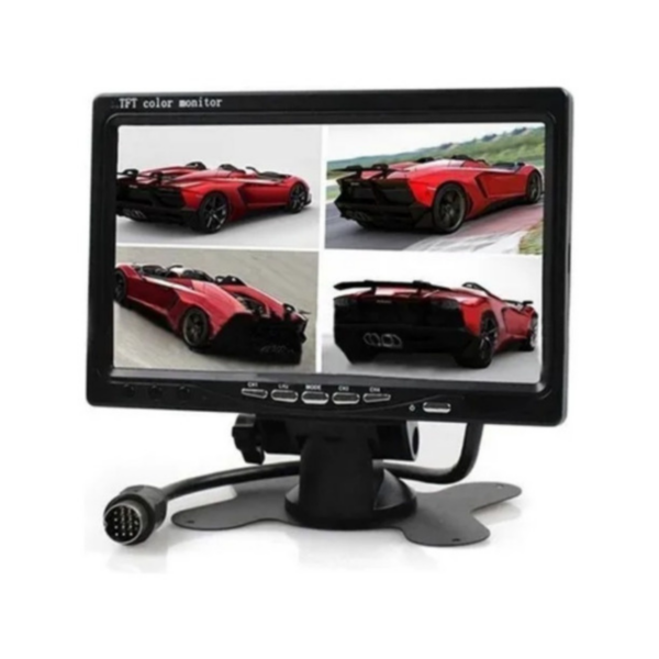 Tela Monitor Digital Lcd 7 Colorida – Hdmi – Vga – Av