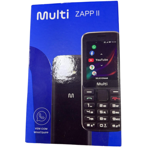 Celular Idoso Multilaser Zap Ii Dual Chip 3g Bluetooth Wifi