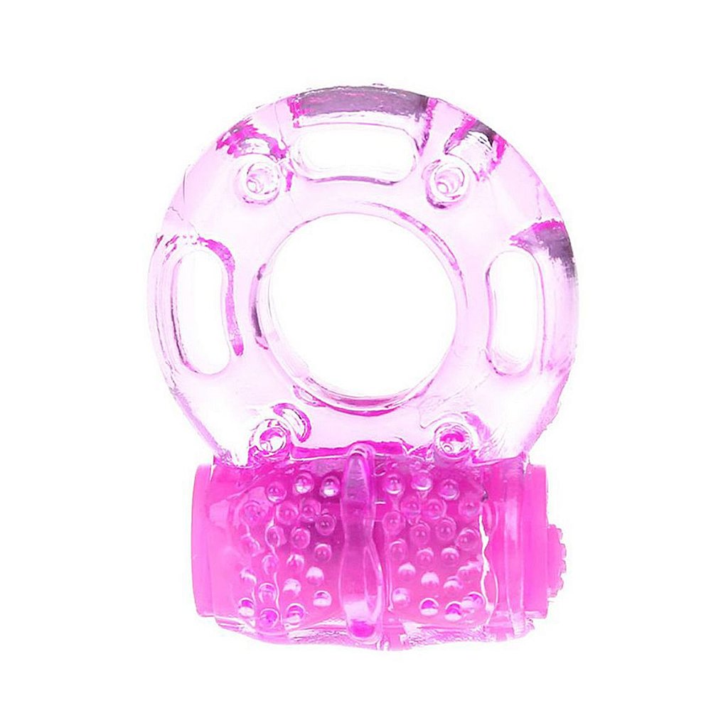 Anel Peniano com Vibrador Borboleta Super Flexível