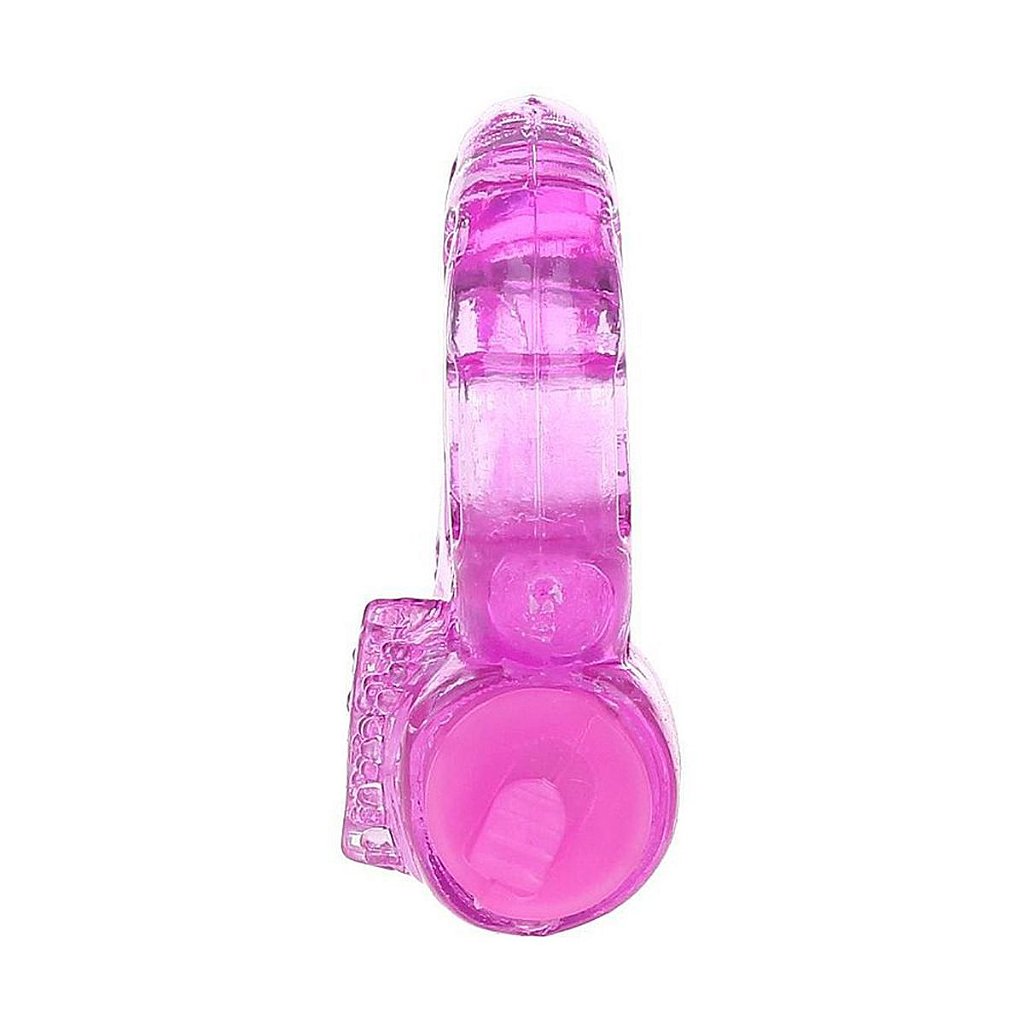 Anel Peniano com Vibrador Borboleta Super Flexível