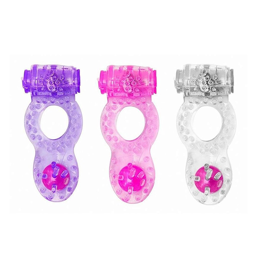 Anel Peniano Pérola Vibrador Duplo Prazer
