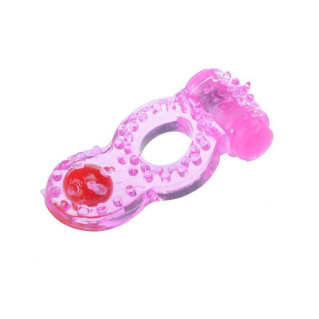 Anel Peniano Pérola Vibrador Duplo Prazer