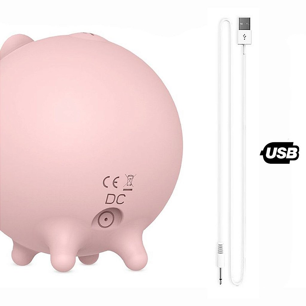 Estimulador Clitóris Pulsação Vibração Porquinho USB