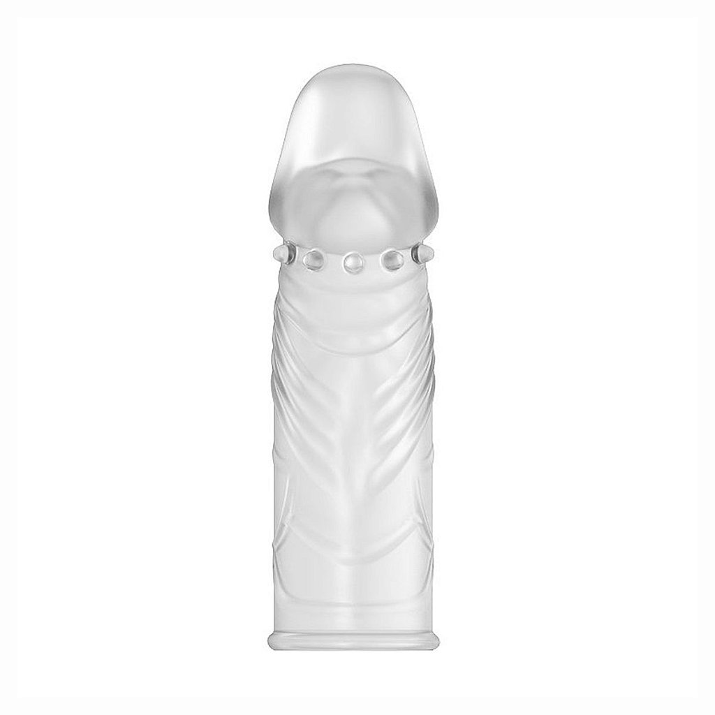 Capa Peniana Extensora Textura Massageadora 13cm
