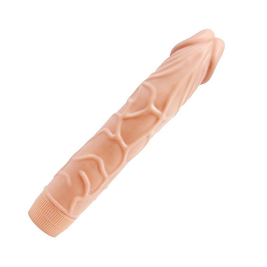 Vibrador Dildo Pênis Realístico Consolo C/ Vértebra 22cm