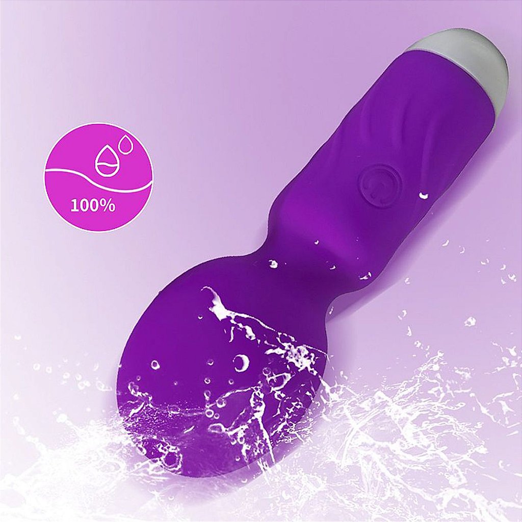 Mini Vibrador Varinha Mágica Estimulador Recarregável USB