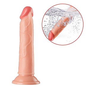 Dildo Pênis Realístico Textura Consolo Com Ventosa 19cm