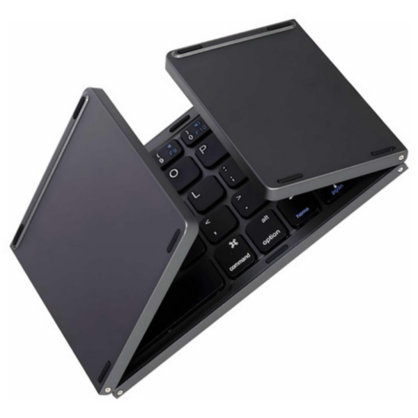 Mini Teclado Touch Dobrável Bluetooth Para Celular