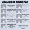 Mini Teclado Touch Dobrável Bluetooth Para Celular