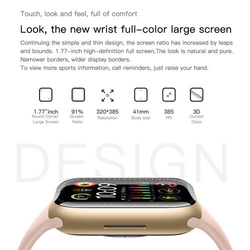 Smartwatch Gs9 Mini 41mm Com NFC CHAT GPT Lançamento - Gold