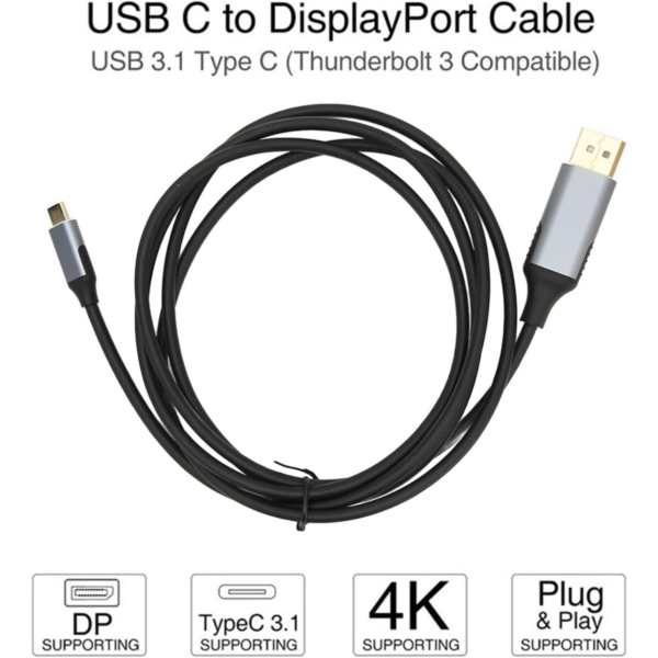 Cabo Usb Hdtv 3.1 4k Compatível Com -c To Para Android Novidade
