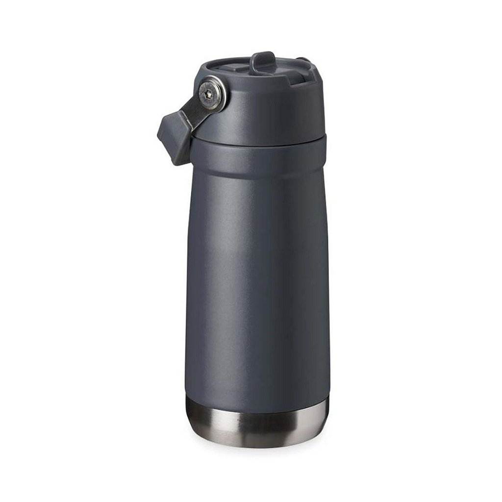 Garrafa Térmica Flip Squeeze Alça Canudo 550ml  Academia