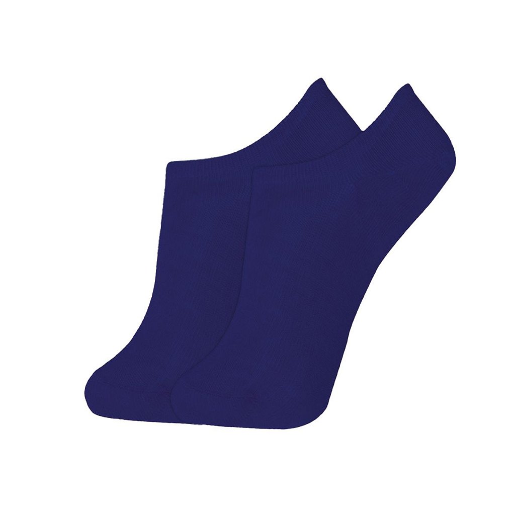 Kit 3 Pares Meia Invisível Masculina 40-46 Cores Sortidas