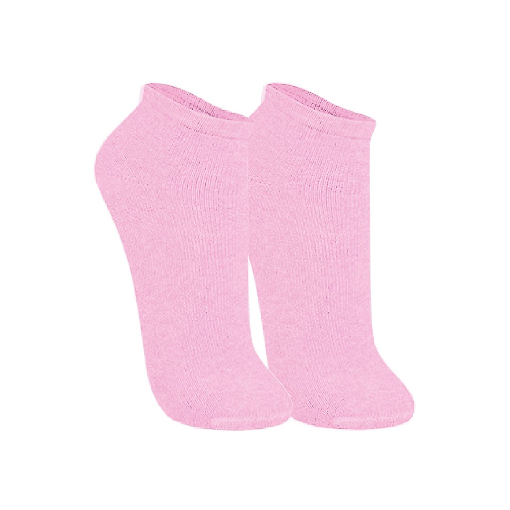 Kit 3 Pares Meia Cano Curto Feminino 35-40 Cores Sortidas