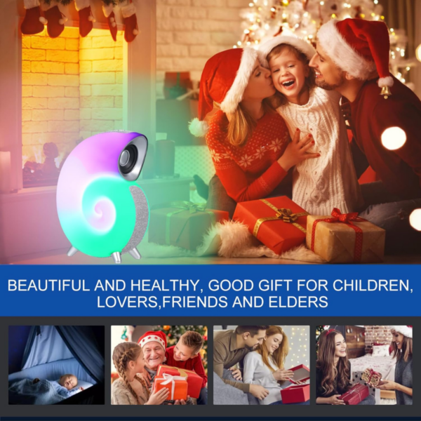 Conch Bluetooth Speaker, Smart Rgb Luz Atmosfera, Despertado