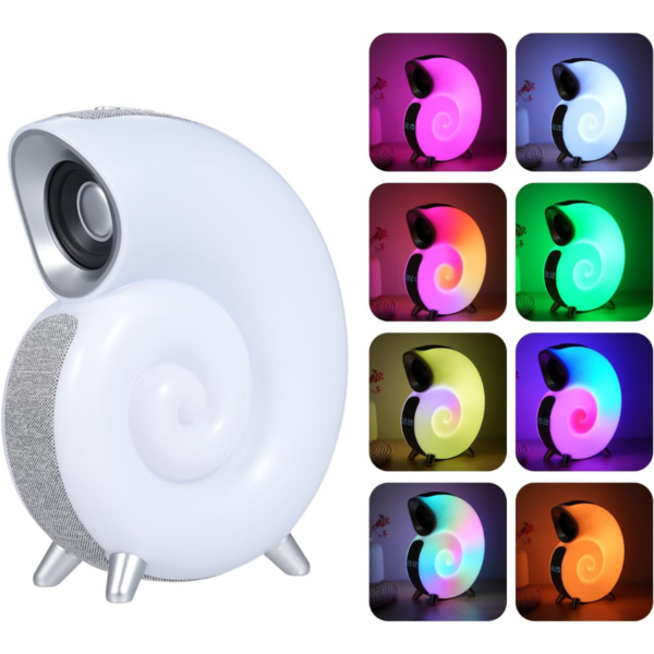 Conch Bluetooth Speaker, Smart Rgb Luz Atmosfera, Despertado