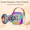 Caixa Som Com Microfone Infantil Caixinha Bluetooth Sem Fio
