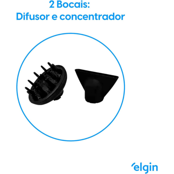 Secador De Cabelo Elgin Super Íon Pro Alto Desempenho 127v