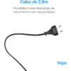 Secador De Cabelo Elgin Super Íon Pro Alto Desempenho 127v