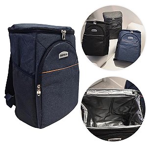 Mochila Bolsa Térmica Cooler Praia Passeio Marmita Cerveja