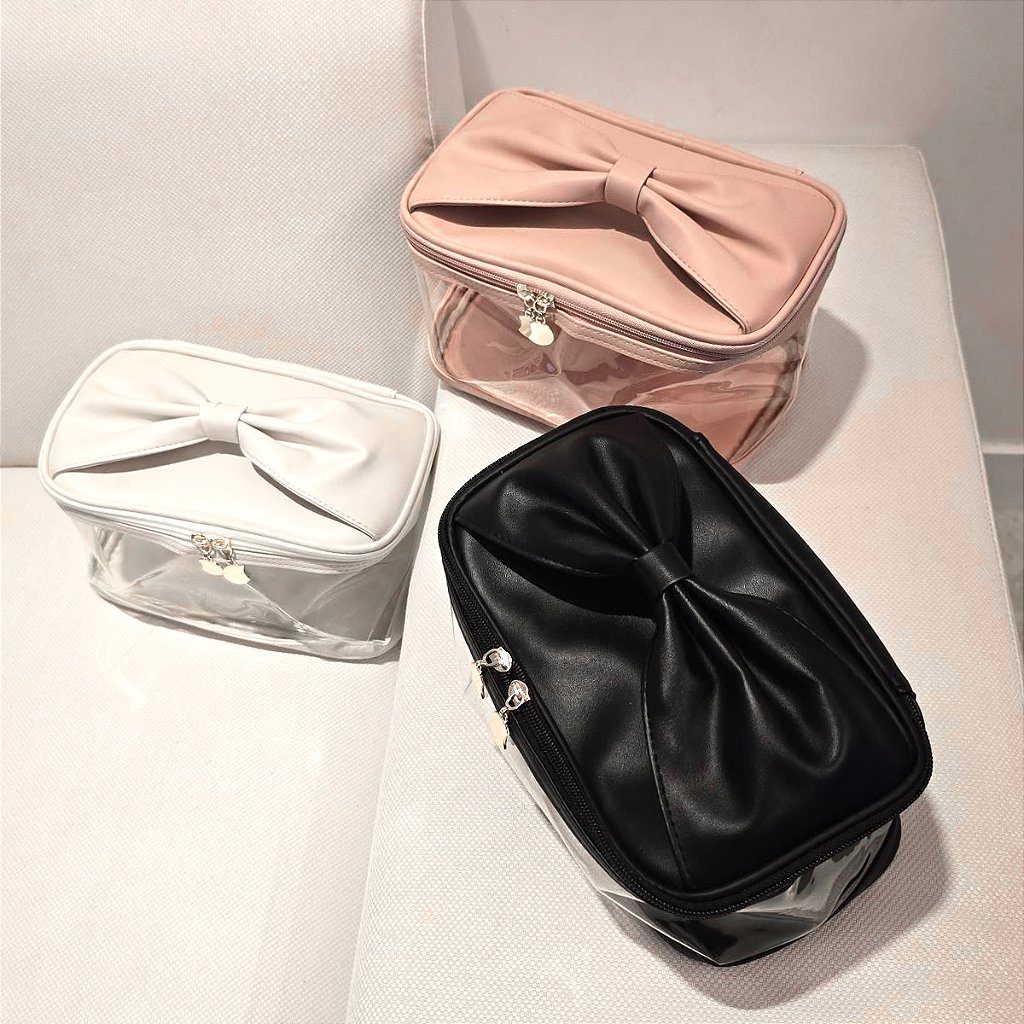 Frasqueira Necessaire Transparente Viagem Maquiagem Higiene