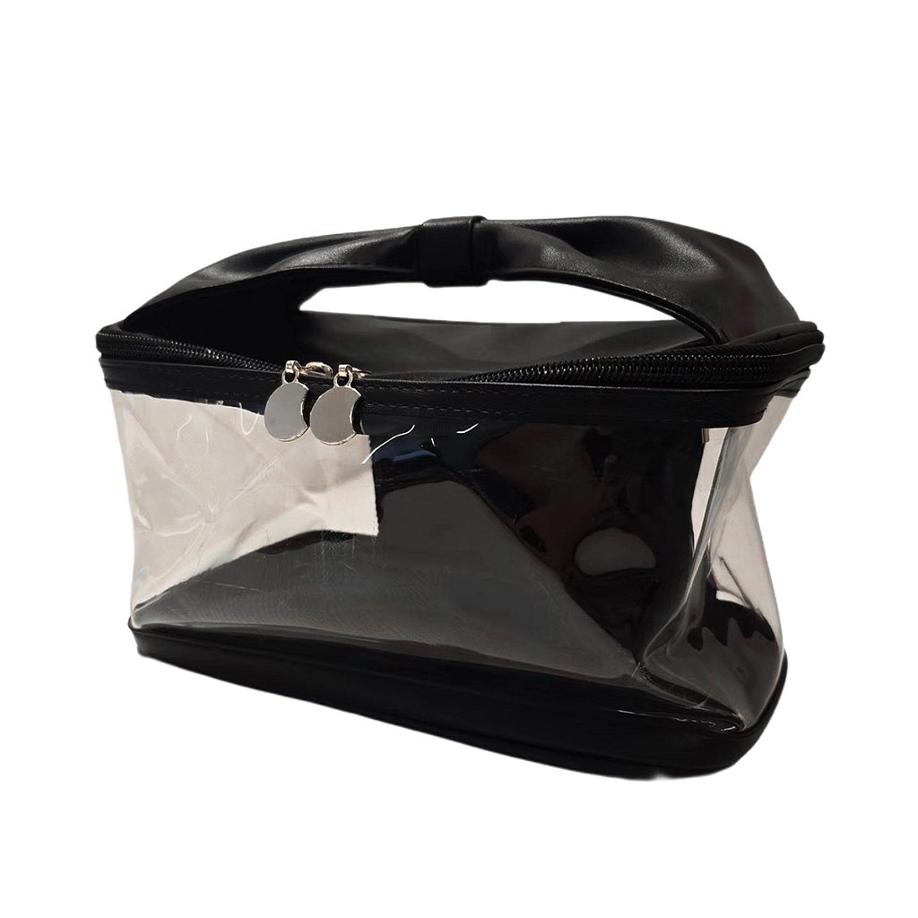 Frasqueira Necessaire Transparente Viagem Maquiagem Higiene