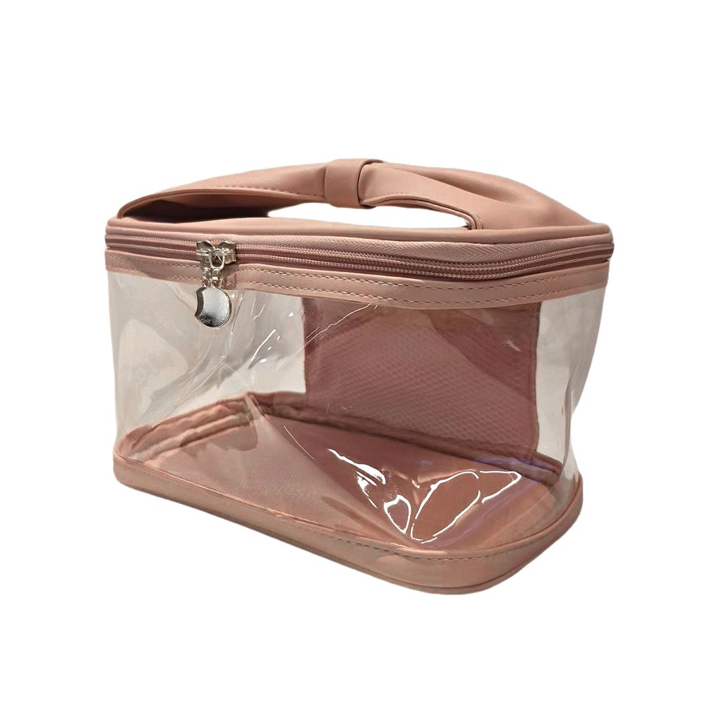 Frasqueira Necessaire Transparente Viagem Maquiagem Higiene