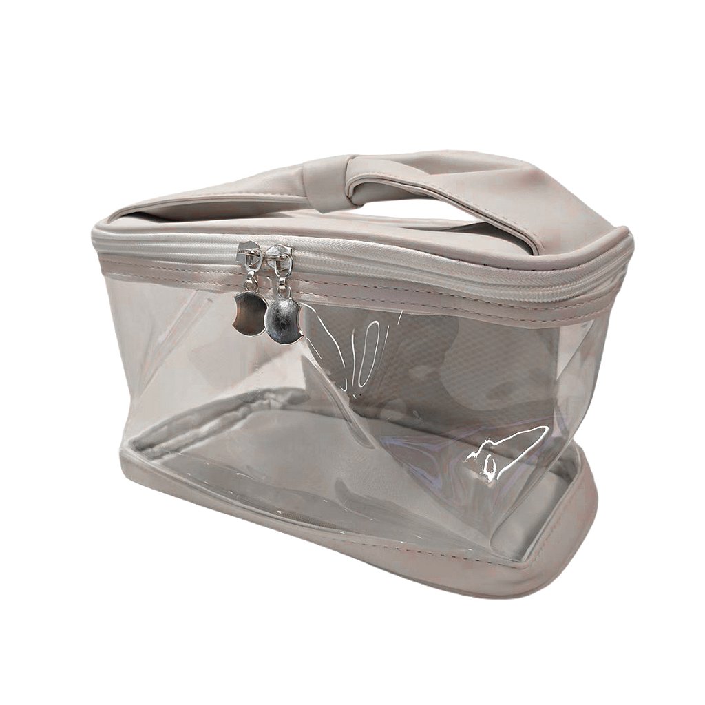Frasqueira Necessaire Transparente Viagem Maquiagem Higiene