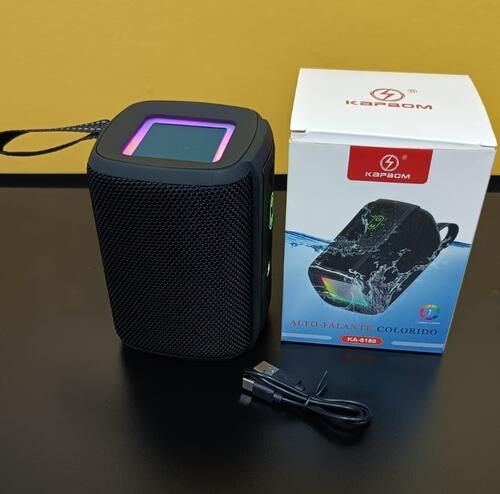 Caixa De Som Bluetooth Kapbom KA-8180 A Prova Dagua