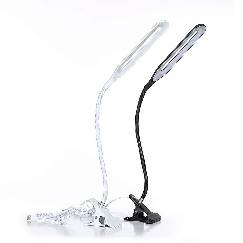 Luminária Led Mesa Alto Brilho Portátil Presilha USB Notebook Leitura