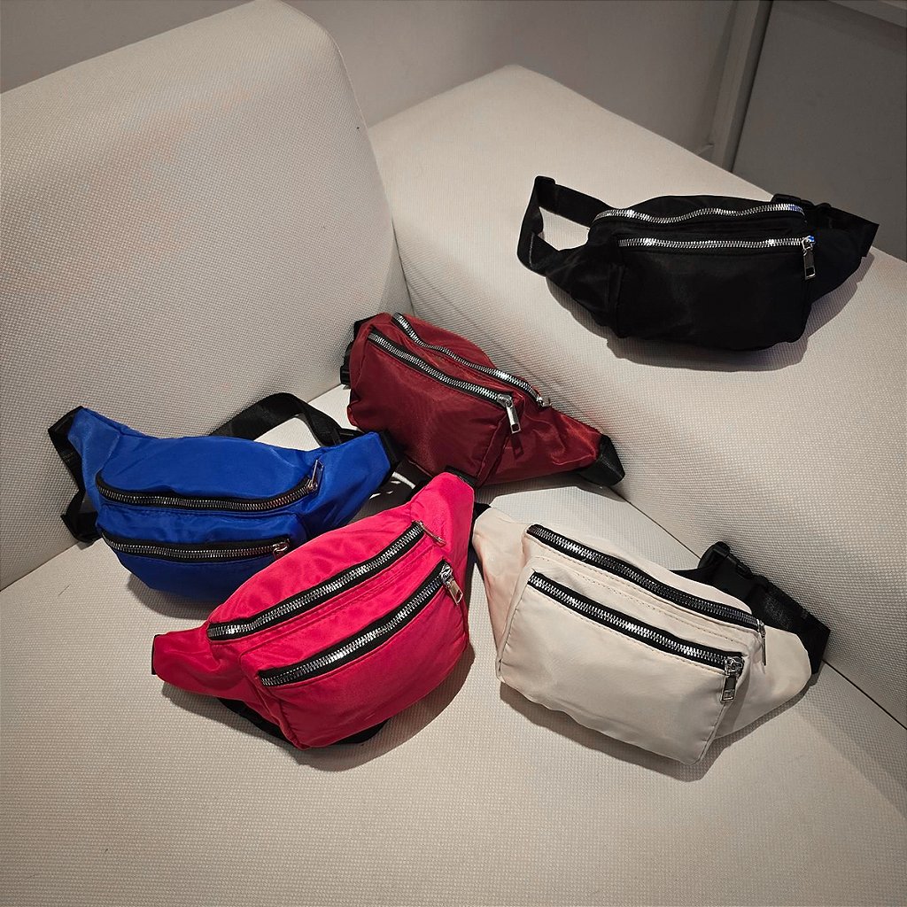 Pochete Celular Bolsa Academia Cintura 2 Compartimentos
