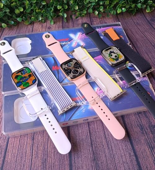 Smartwatch Watch X 45mm Serie 10 Super Amoled Chat GPT Pulseira Extra - Branco