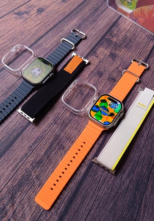 Smartwatch Watch 3 Ultra 49mm Serie 10 Super Amoled Chat GPT Pulseira Extra - Preto