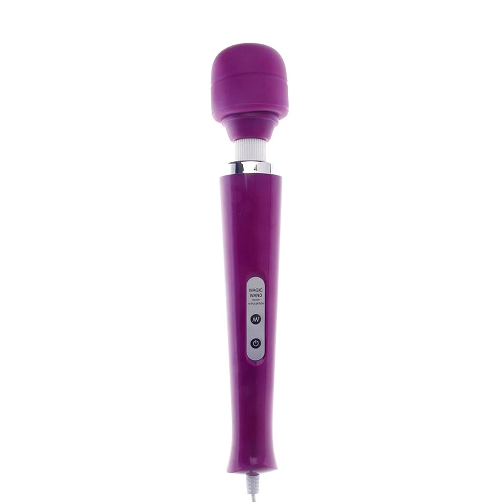Vibrador Silencioso Varinha Mágica Silicone Texturizado Tomada
