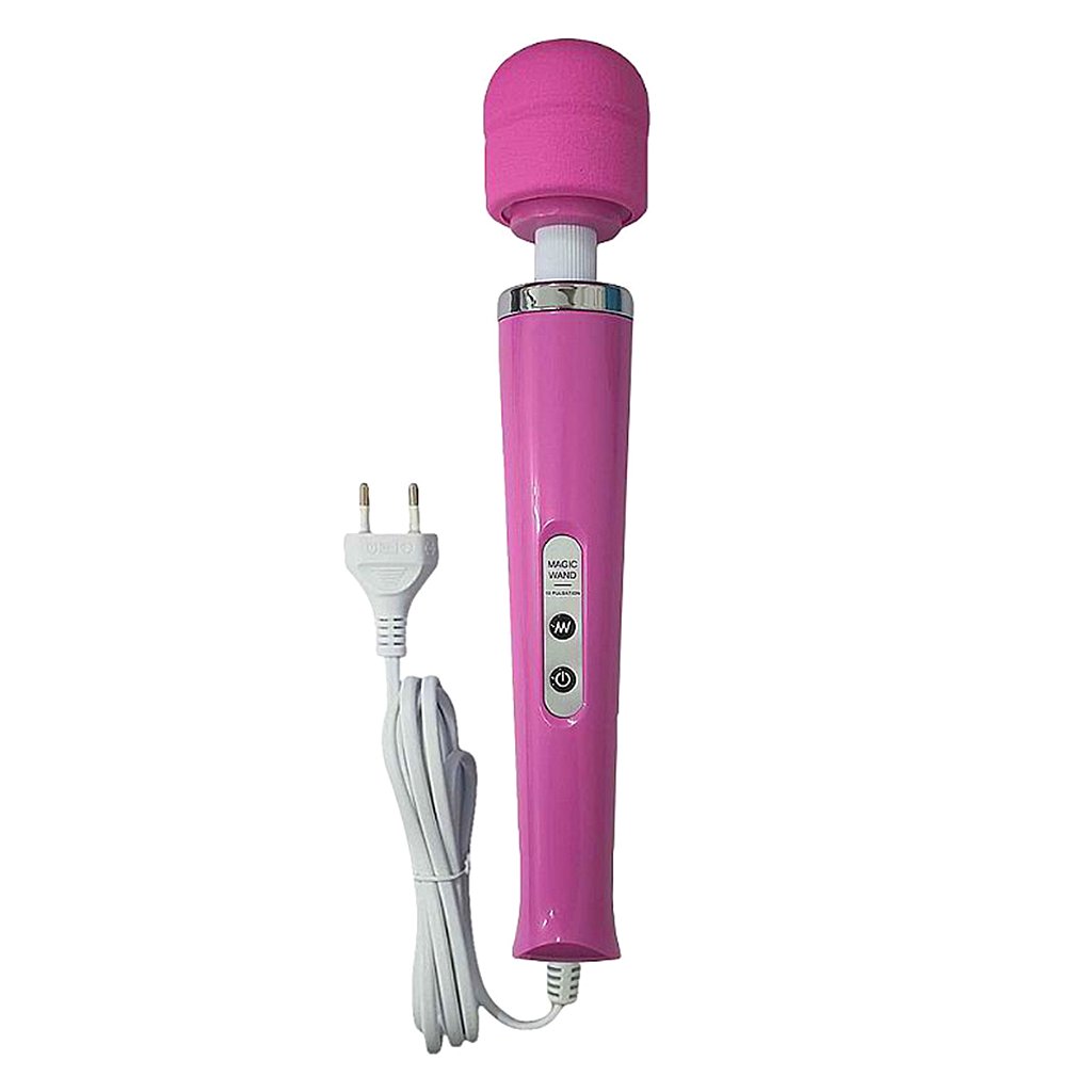 Vibrador Silencioso Varinha Mágica Silicone Texturizado Tomada
