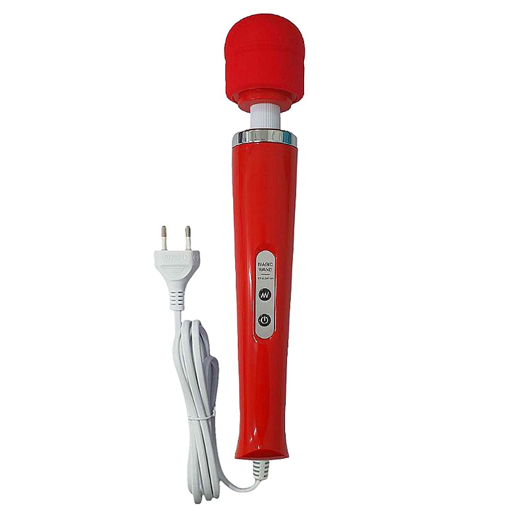 Vibrador Silencioso Varinha Mágica Silicone Texturizado Tomada