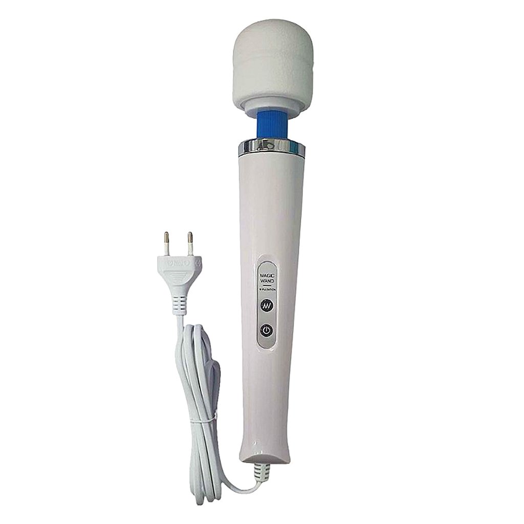 Vibrador Silencioso Varinha Mágica Silicone Texturizado Tomada