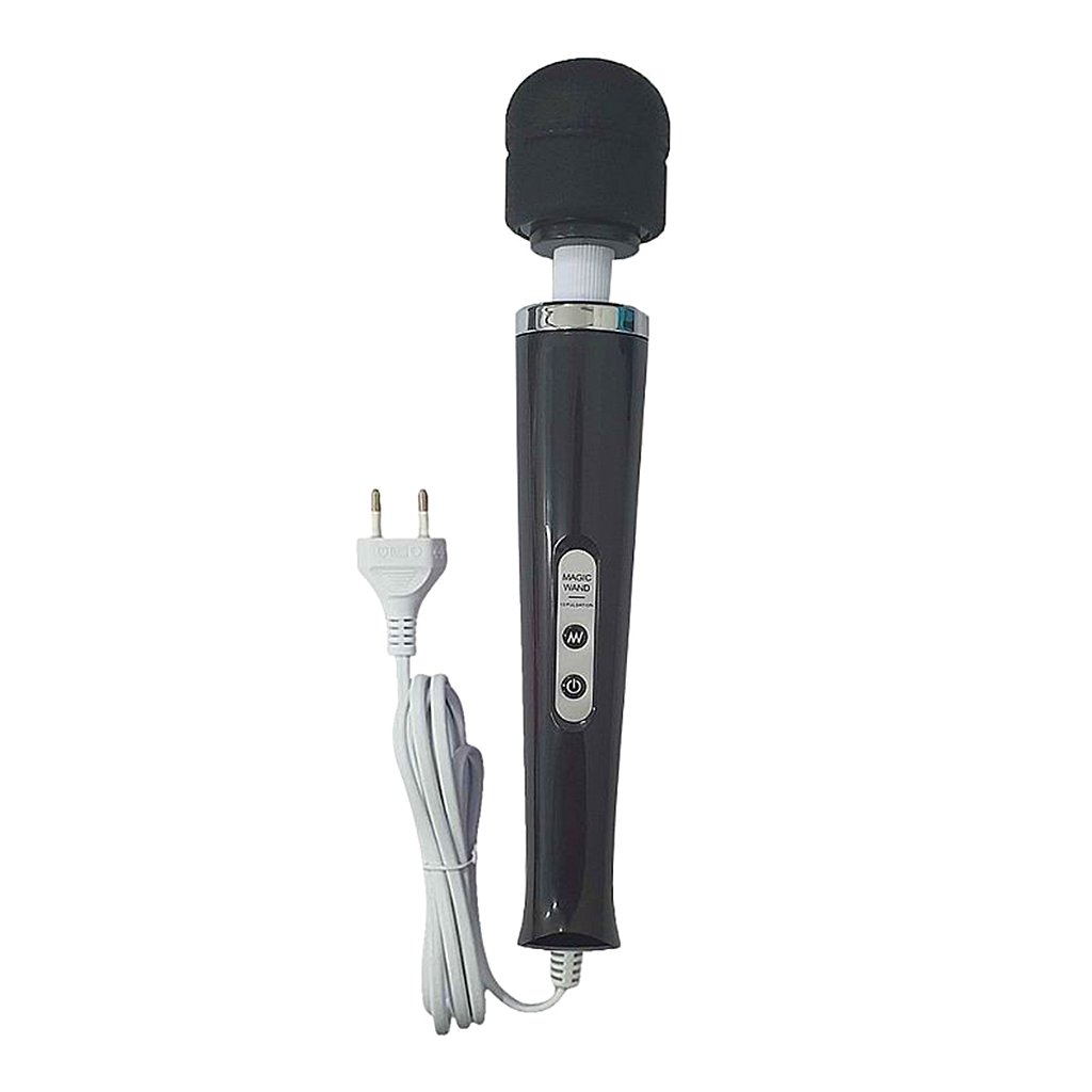 Vibrador Silencioso Varinha Mágica Silicone Texturizado Tomada