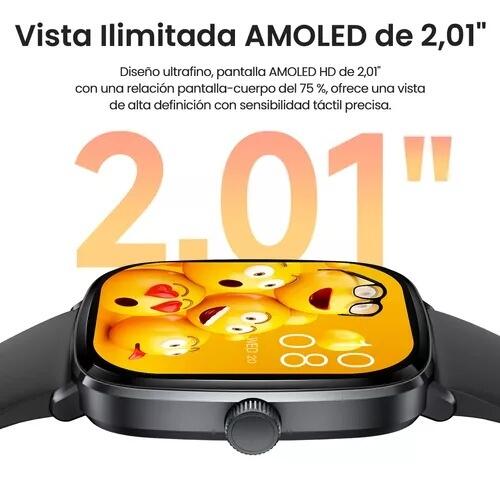 Smartwatch Xiaomi Haylou Solar RS5 Amoled Pulseira Extra A Prova Dagua - Preto