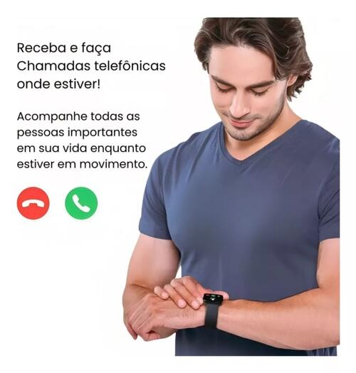 Smartwatch Amazfit Bip 5 Amoled GPS A Prova Dagua - Preto