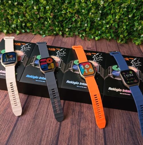 Smartwatch Prime 23 Ultra Max Comando de Voz A Prova Dagua - Azul