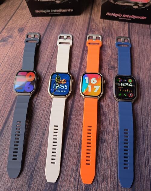 Smartwatch Prime 23 Ultra Max Comando de Voz A Prova Dagua - Azul