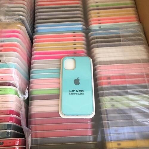 Kit 100 Capinha Case Silicone Aveludada Para iPhone