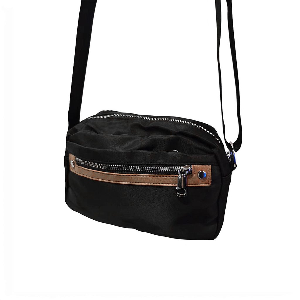 Pochete Bolsa Transversal Retangular Alça Ajustável Casual Lisa