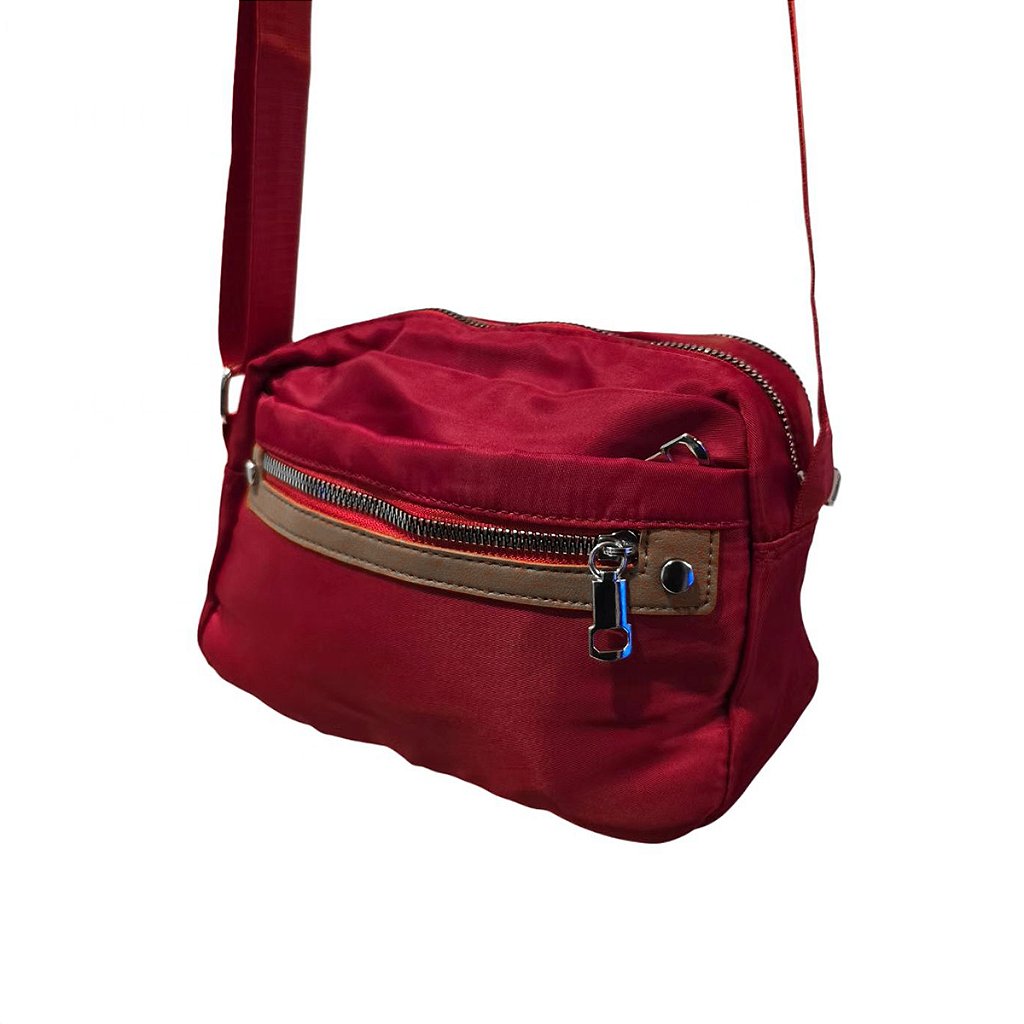 Pochete Bolsa Transversal Retangular Alça Ajustável Casual Lisa