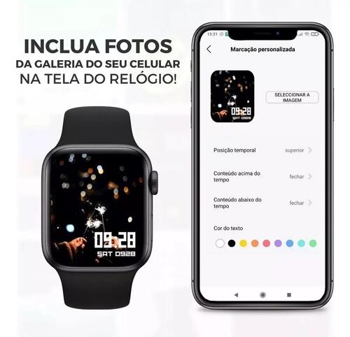 Smartwatch X8 Atualização 2024 Faz e Recebe Chamadas - Preto